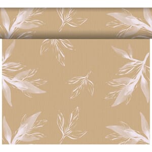 KUVERTLØPER TETE A TETE ECO LEAVES DUNICEL DUNI