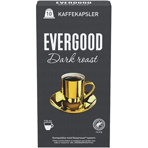 KAFFE EVERGOOD DARK ROAST KAPSEL (10)