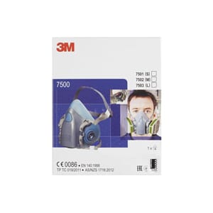 HALVMASKE 3M 7502 GJENBRUKBAR STRL. M
