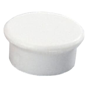 MAGNET DAHLE 13MM HVIT (10)