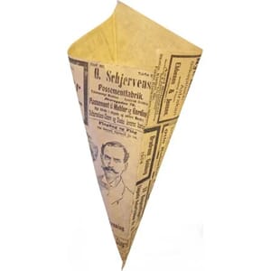 SPISSPOSE BRUN AVISTRYKK 210X200MM (1000)