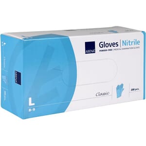 ENGANGSHANSKE NITRIL STR L BLÅ CLASSIC(200)