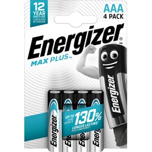 BATTERI ENERGIZER ALKALINE MAX P. AAA(4)