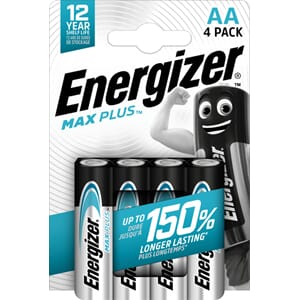 BATTERI ENERGIZER ALKALINE MAX P. AA(4)