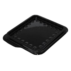 KAKEESKE BUNN 127X122MM SORT PLAST(720)