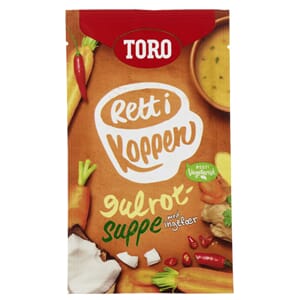 SUPPE GULROT 22G RETT I KOPPEN