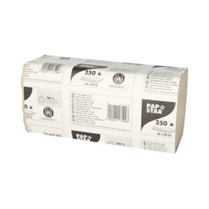 HÅNDTØRK PAPSTAR NATUR 1-L V-FALS