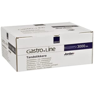 TANNSTIKKERE 6,5CM TREKANTET SINGELPK.(3000)