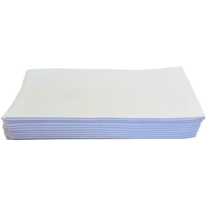 SERVIETT 40X40CM 3LAG HVIT (70)