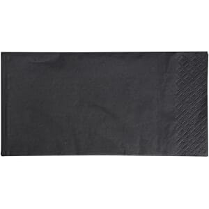 SERVIETT 40X40CM 3LAG SORT (70)