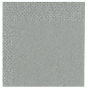SERVIETT 24X24CM 2LAGS GRÅ (100)