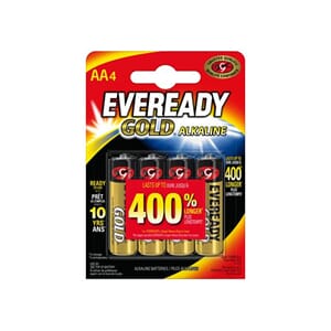 BATTERI EVEREADY GOLD AA/LR6 (4)