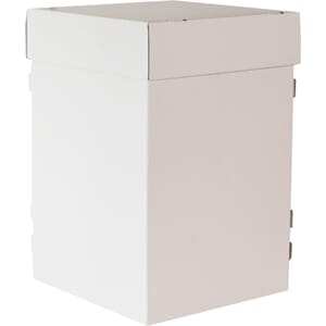 KAKEESKE HVIT EKSTRA HØY 360X360X545MM (3)