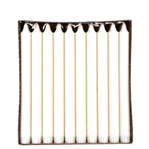 KRONELYS 100% STEARIN HVIT  PAPSTAR(30)