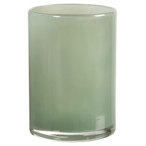 LYSHOLDER GLASS 115X85MM SILKY GREEN