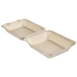 VARMMATBOKS FIBER 1000ML BRUN BIOPAK(50)