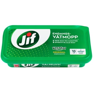 JIF ENGANGSVÅTMOPP KRYSTAL (10)
