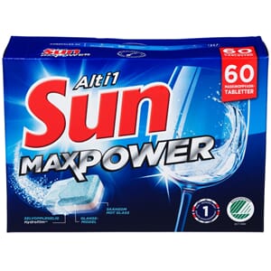 MASKINOPPVASK  SUN ALT I 1 TABLETTER MAXPOWER(60)