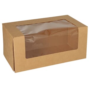 KAKEESKE 10X22X12CM PAPP/PLA BRUN PAPSTAR(25)