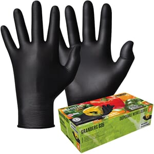 ENGANGSHANSKE MAGIC TOUCH NITRIL L SORT(200)