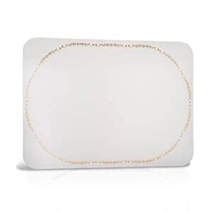 Kakebrett 34X46cm med Gull  (100)