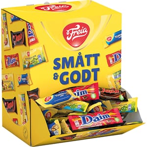 SMÅTT&GODT SJOKOLADE MIX FREIA 24GR. DISPENSER (230)