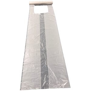 Avfallsekk 160L 76X130cm 55My Klar Ldpe knyte  (10)