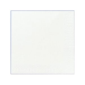 SERVIETT DUNI 3L 33CM HVIT (125)