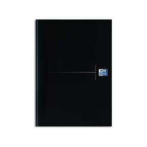 SKRIVEBOK OXFORD SMART BLACK A5 LINJER