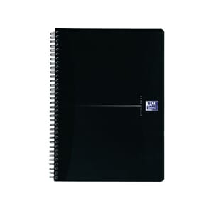 NOTATBOK OXFORD SMART BLACK A5 LINJER
