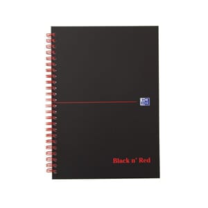SPIRALBOK OXFORD BKN RED A5 PP 140S LIN