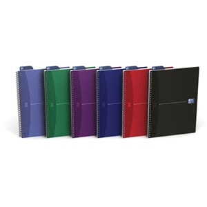 NOTATBOK OXFORD ESSENTIALS A4 LINJER ASS