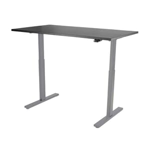 SKRIVEBORD KENSON 120X80CM SORT/SØLV