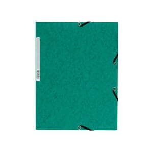 STRIKKMAPPE EXACOMPTA A4 3 KL 355G GRØNN