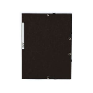 STRIKKMAPPE EXACOMPTA A4 3 KL 355G SORT