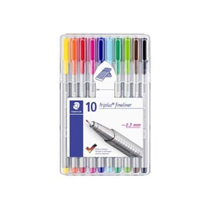 FINELINER STAEDTLER TRIPLUS ASS (10)