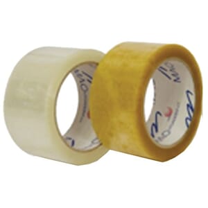 EMBALLASJETAPE PP 50MMX66M KLAR