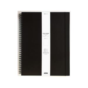 SKISSEBOK GRIEG A3 STÅENDE SORT