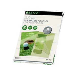 LAMINERINGSLOMME LEITZ A4 UDT 80MY (100)