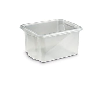 OPPBEVARINGSBOKS 23L TRANSPARENT PLAST