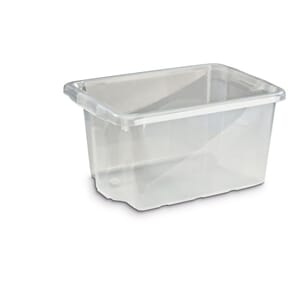 OPPBEVARINGSBOKS 33L TRANSPARENT PLAST