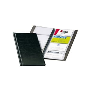 VISITTKORTMAPPE VISIFIX SORT FOR 96 KORT