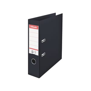 BREVORDNER ESSELTE NO1 A4 75MM SK. SORT