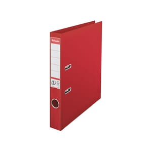 SMALORDNER ESSELTE NO1 A4 50MM SK. RØD