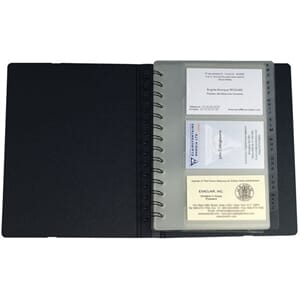 VISITTKORTMAPPE EXACOMPTA FOR 120 KORT