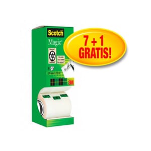 TAPE SCOTCH MAGIC 810 7+1RL GRATIS (8)