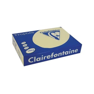 KOPIPAPIR TROPHEE A4 160G KREMGUL (250)