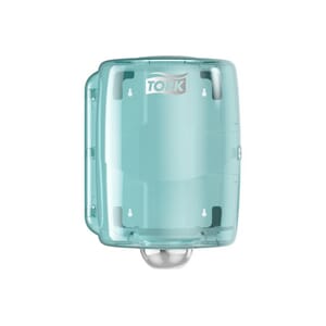 DISPENSER TORK SENTERRULL W2 HVIT/ TURKIS