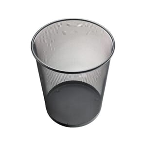 PAPIRKURV HELIT MESH METALL 15L SORT