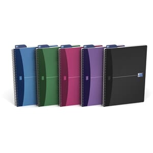 NOTATBOK OXFORD URBAN A4 LINJER ASS FRG